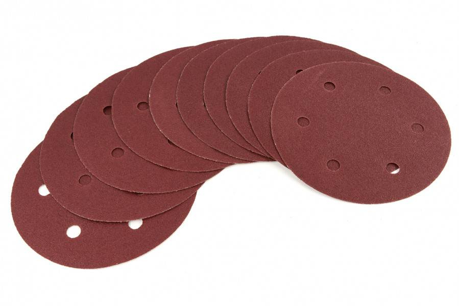 HBM 225 mm 10-delige k60 schuurschijfset voor wand- en plafondschuurmachine