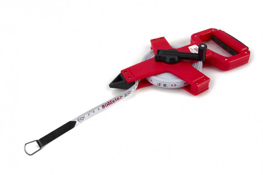 HBM 30 m x 13 mm fiberglass meetband, meetlint, landmeter