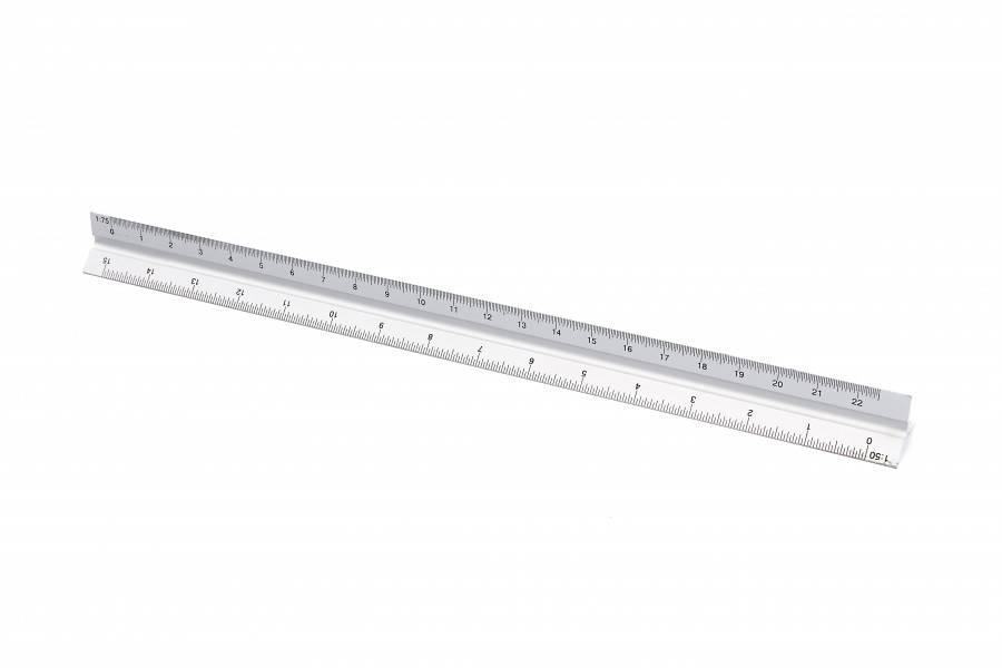 HBM 300 mm aluminium schaalliniaal