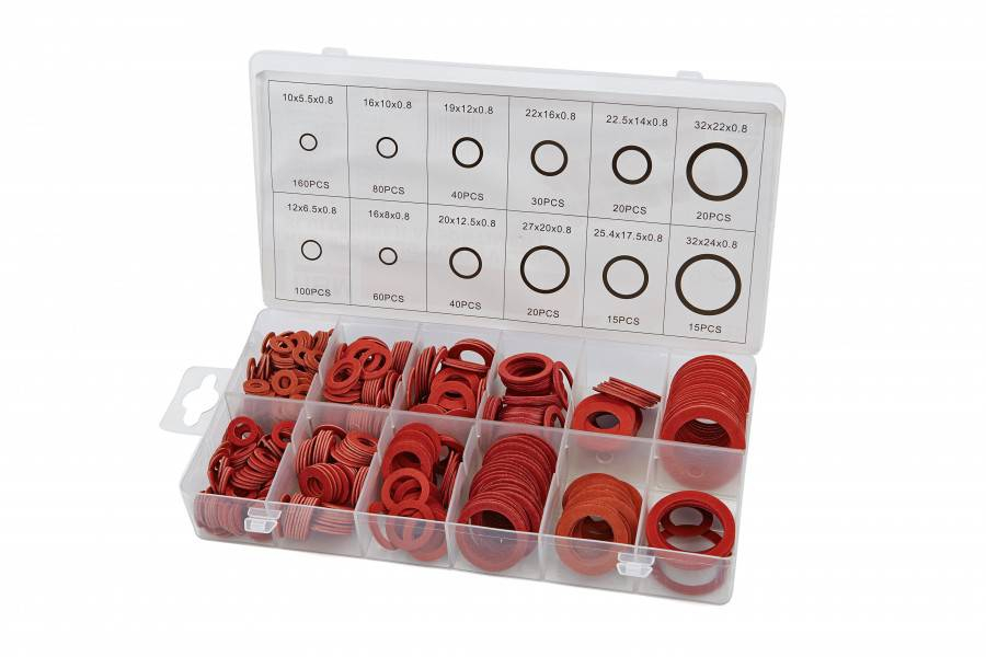 HBM 600-delig Kunstvezel sluitringen assortiment