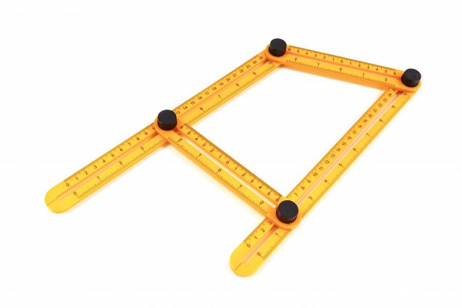 HBM multifunctionele vierzijdige hoek meter, universele hoekmeter
