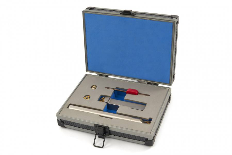 HARLINGEN PROFI 20 mm binnen + buitendraadsnijbeitelset met HM wisselplaten