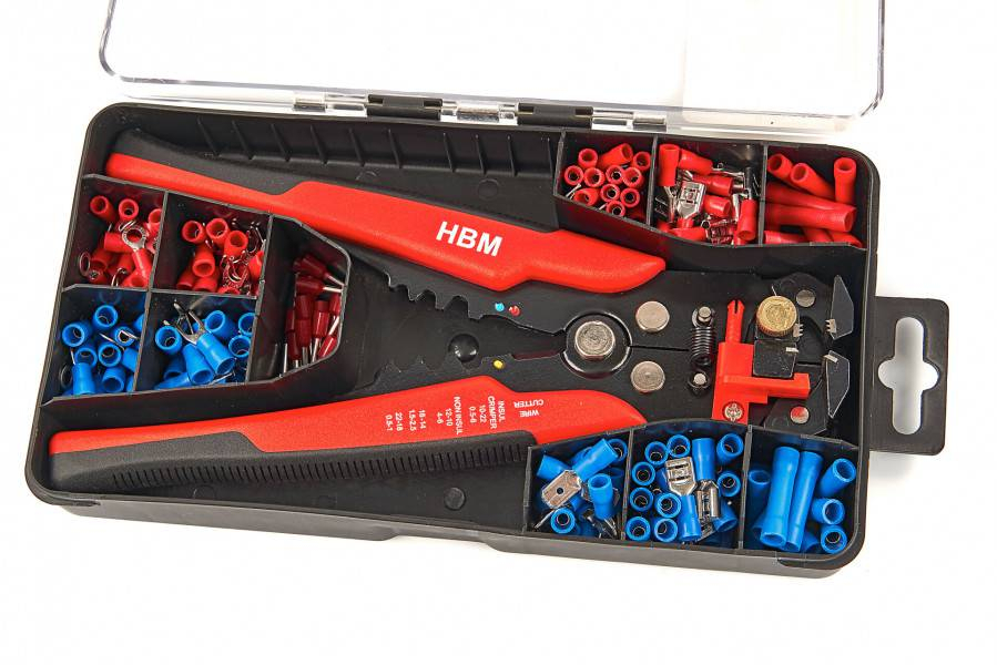 HBM 199-delige PROFI 4 in 1 automatische draadstriptang