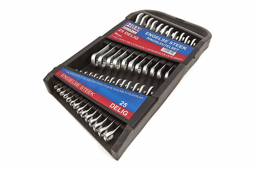 25-delige set steekringsleutels INCH - Default image for the product