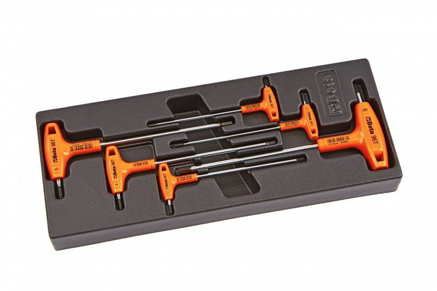 BETA T52 - 6-delige inbus T-greep inlay