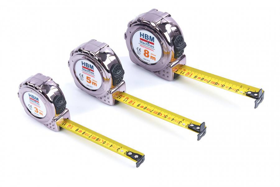 HBM PROFI rolbandmaat, rolmaat 5 m x 19 mm