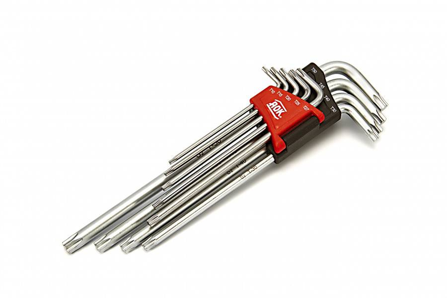 AOK 9-delige PROFI TORX lange inbussleutel set