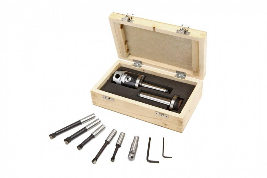 HBM 50 mm MC2 en MC3 kotterkop met 5 HM beitels en flycutter