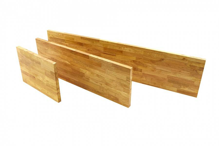 HBM 68 cm massief houten werkblad voor werkplaatsinrichting