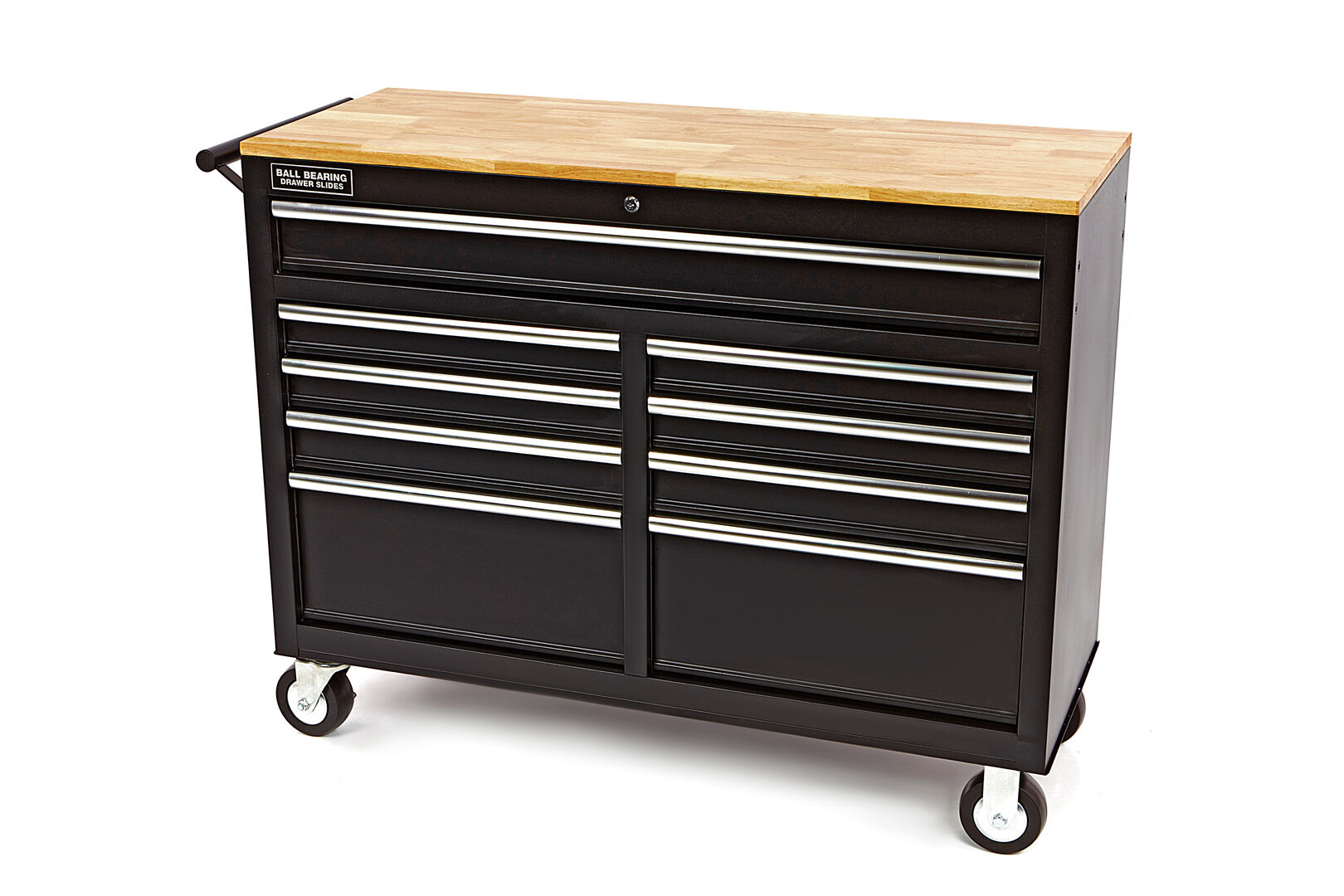 Gereedschapswagen / werkbank 125 cm ZWART