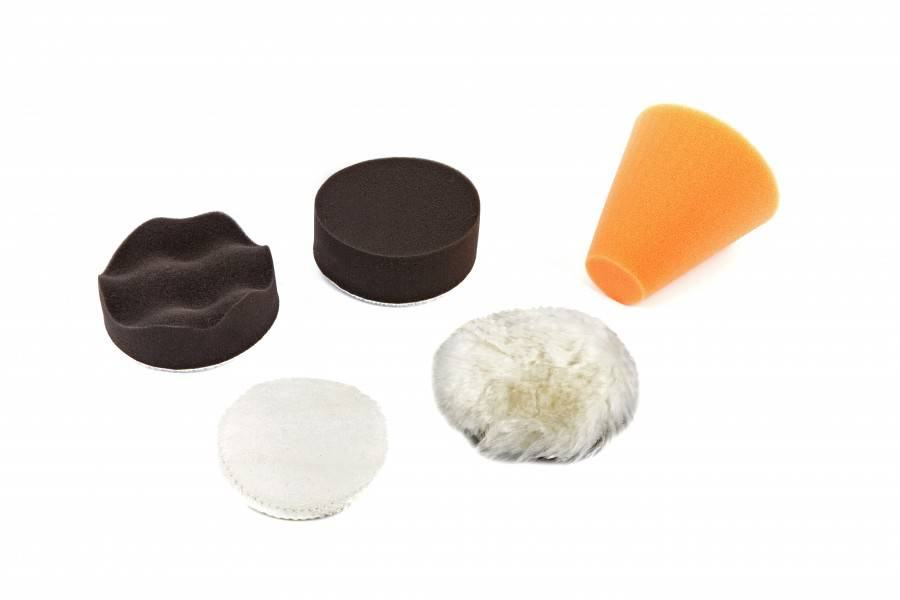 HBM 5-delige 75 mm polijstset voor polijst, schuurmachine op accu