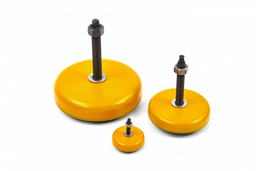 HBM 1100 Kg Stelvoet, Trillingsdemper met draad