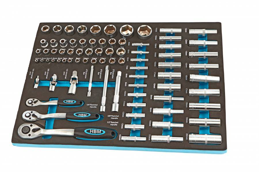 HBM 81-delige inlay doppenset