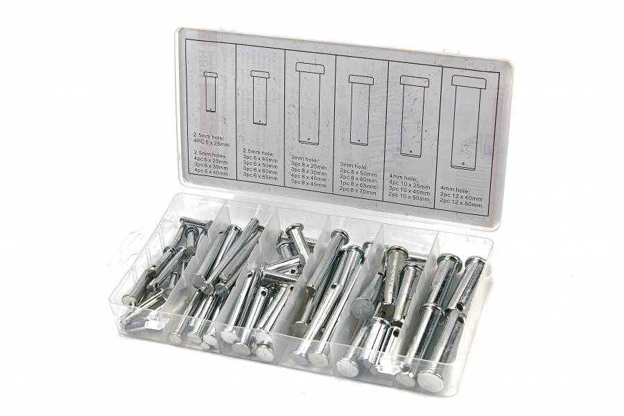 HBM 60-delige borgpennen assortiment