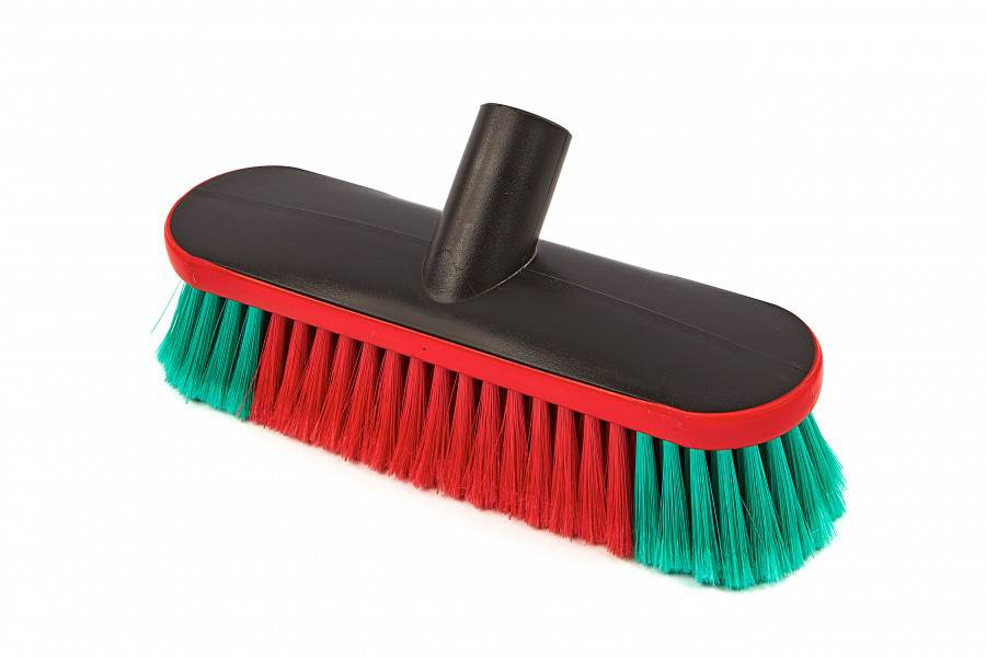 Vikan 25cm ovale autowasborstel met watertoevoer