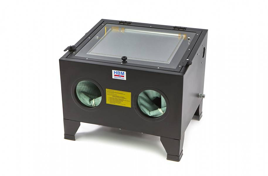 HBM SBC 90 straalcabine ZWART