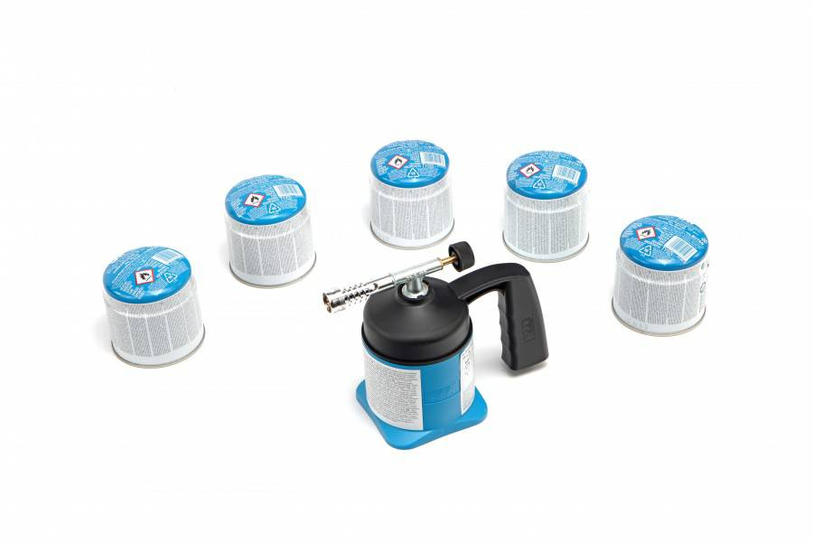 CFH soldeerbrander LM 1000, met5 gasbusjes
