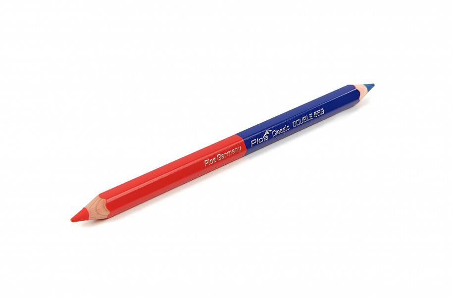 PICA 559 dubbel potlood ROOD/blauw 17,5 cm (10 stuks)