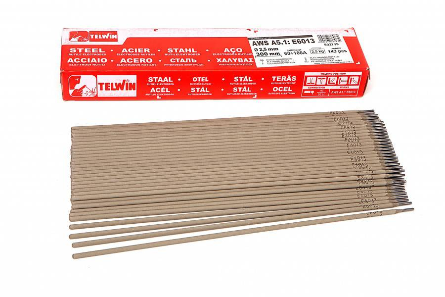 TELWIN Rutiel laselektroden E 6013Ø3,2 x 350 mm 125 stuks