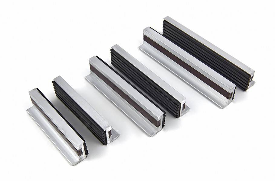 HBM 100 mm aluminium opzetbekken met rubber voor extra grip
