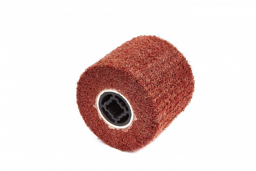 HBM nylon Web schuurcylinder voor satineermachine 100 x 120 mm Grit 80
