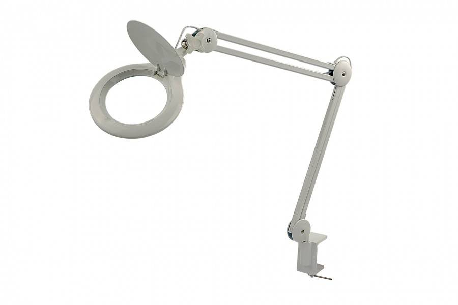 LED loupelamp met dimmer en tafelklem 3800 LUX