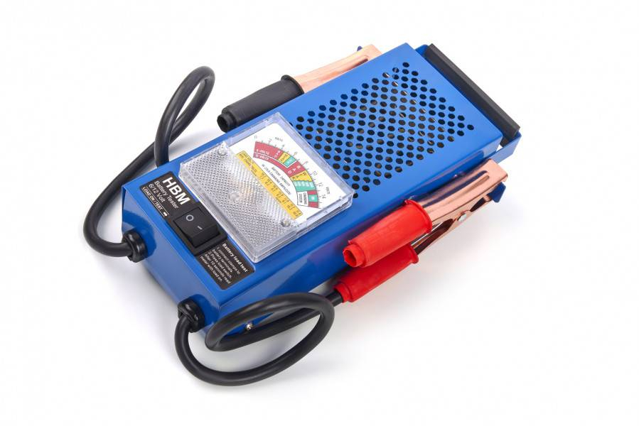 HBM 100 AMP PROFI accu tester, 6-12 V, 20-100 Ah