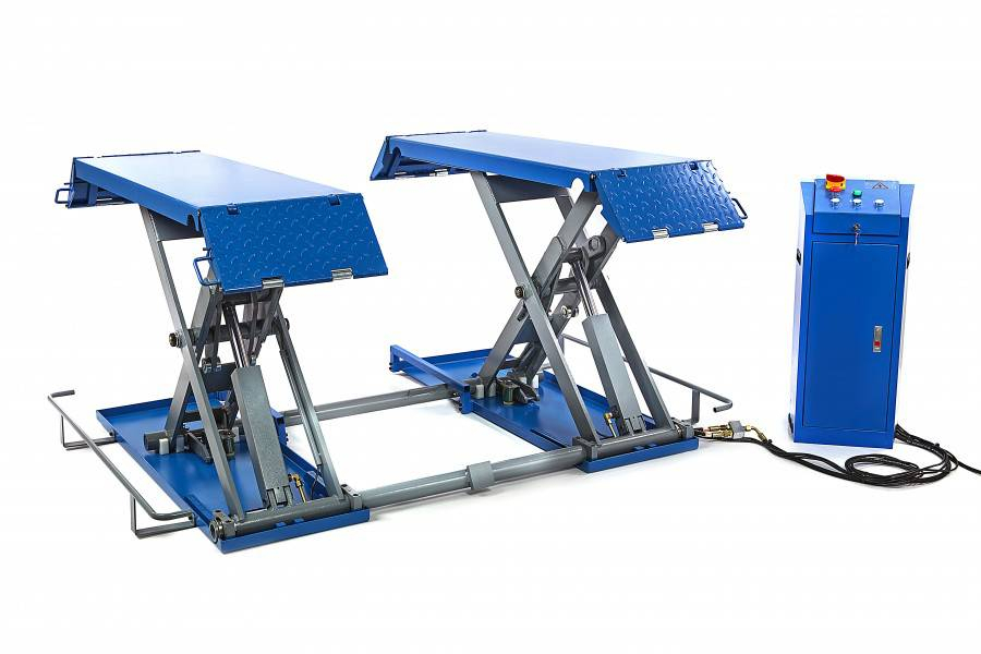 HBM 3 Ton PROFI autopoetsbrug 400 Volt