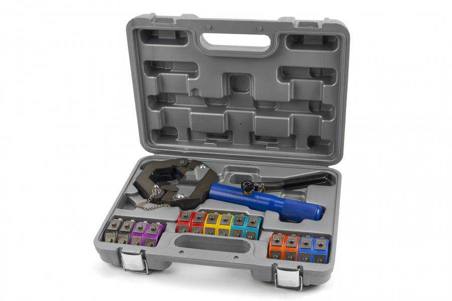 HBM PROFI hydraulische krimptang, Perstang voor hydraulische slang