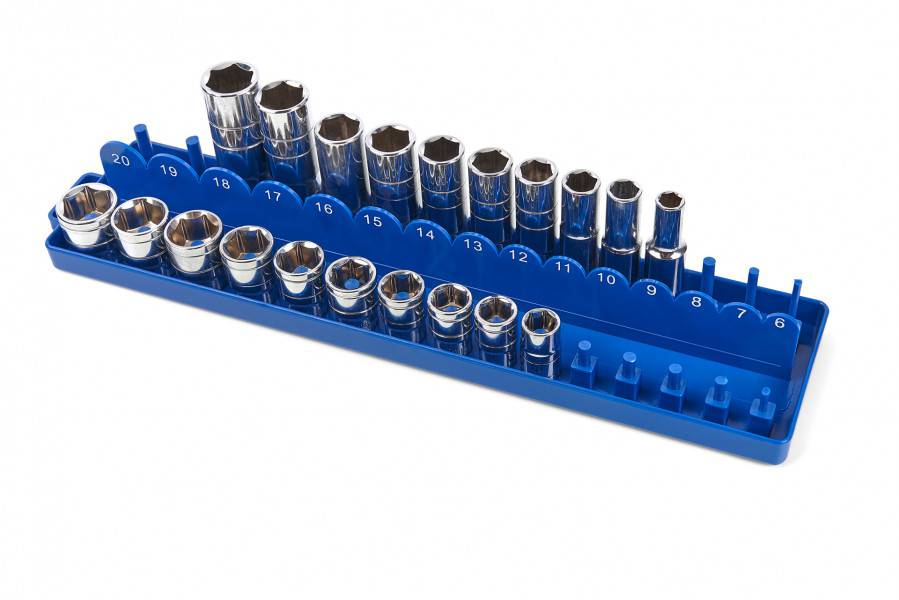 HBM 1/4"opbergrek voor korte en lange doppen, dopsleutels