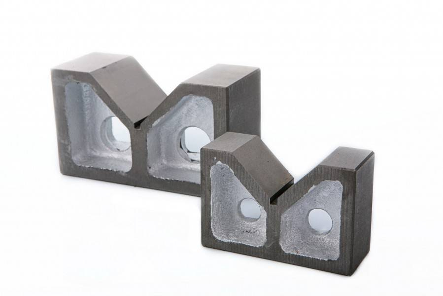 HBM set V-blokken 125 mm