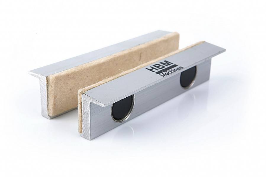 HBM 150 mm aluminium opzetbekken met vilt