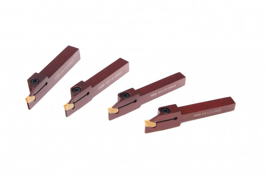 HBM 10 mm afsteekhouder / langsdraaibeitel met 3mm HM wisselplaat