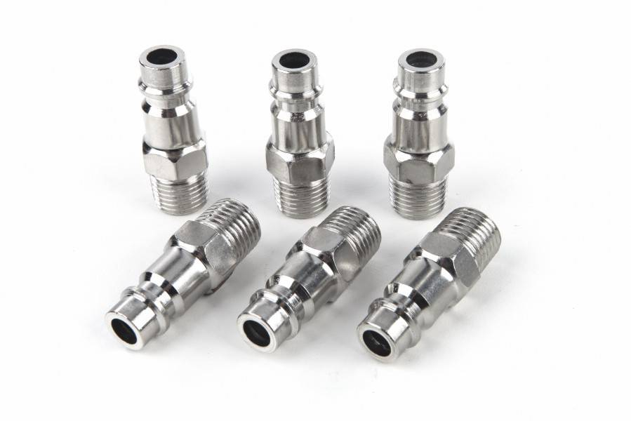 HBM Euro insteeknippel 1/4"uitwendig